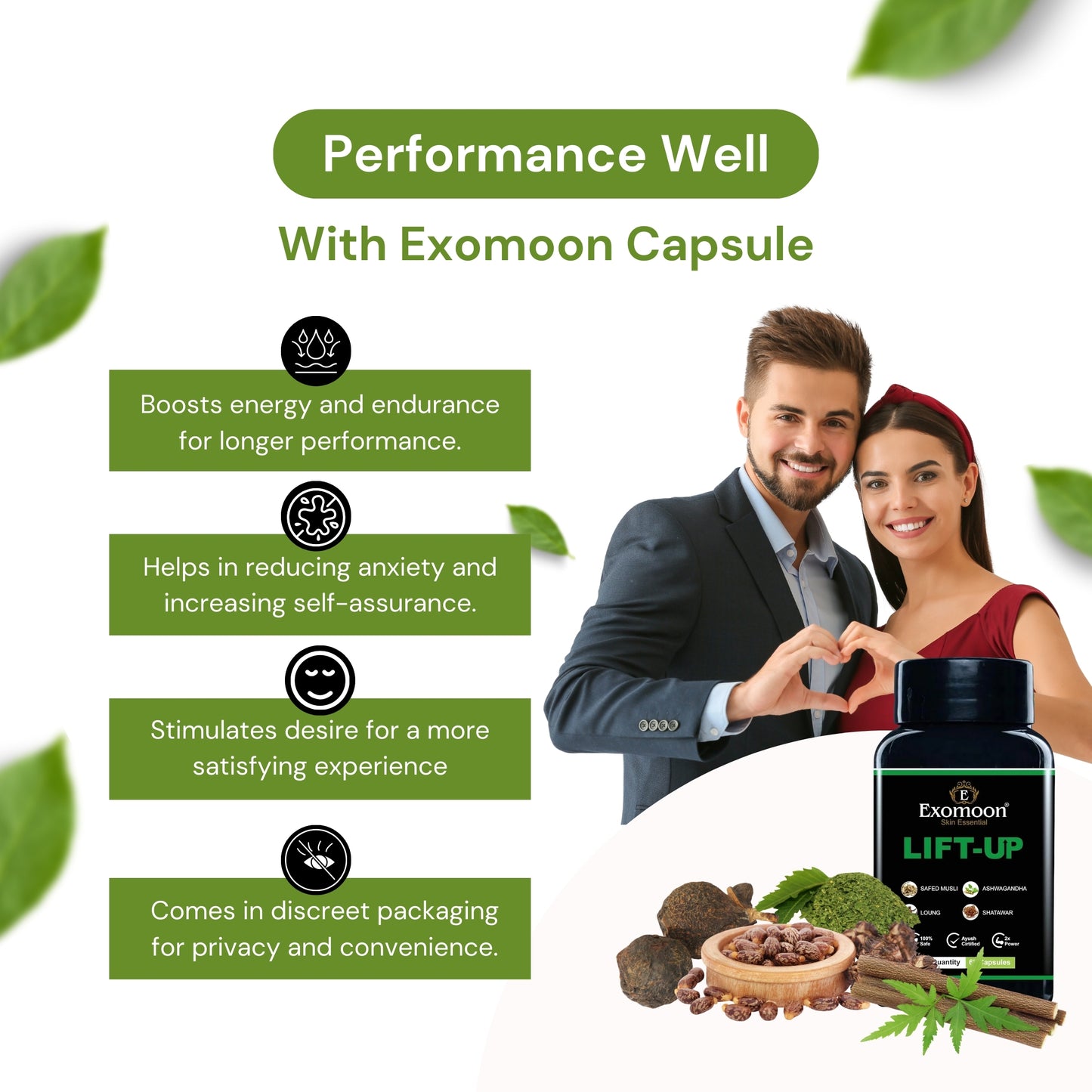 Exomoon Lift-Up Capsule For Men (Male Enhancer) - 60 Capsules