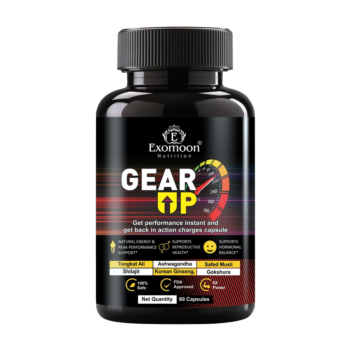 GEAR UP Capsule for Men | Daily Wellness Supplement