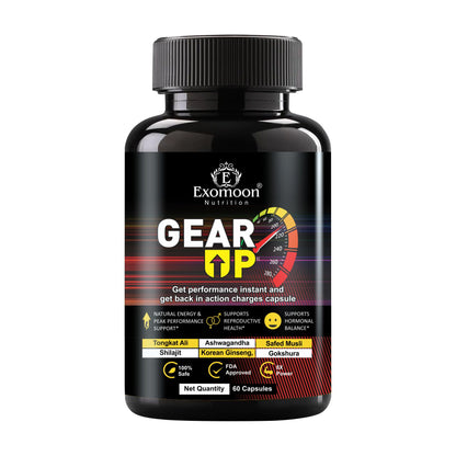 GEAR UP Capsule for Men | Daily Wellness Supplement