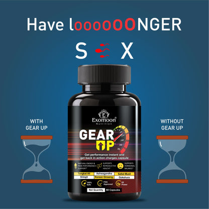 GEAR UP Capsule for Men | Daily Wellness Supplement