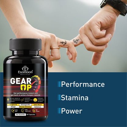 GEAR UP Capsule for Men | Daily Wellness Supplement